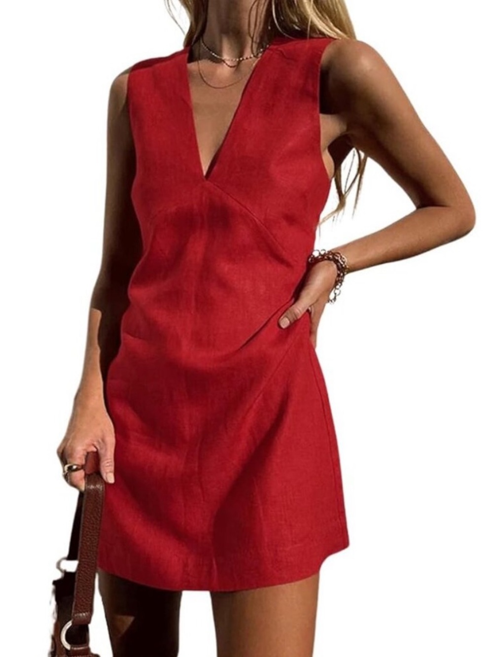 NWT Chartou Red Mini Dress | L